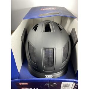 NEW Abus Hyban 2.0 Helmet - Velvet Black Large